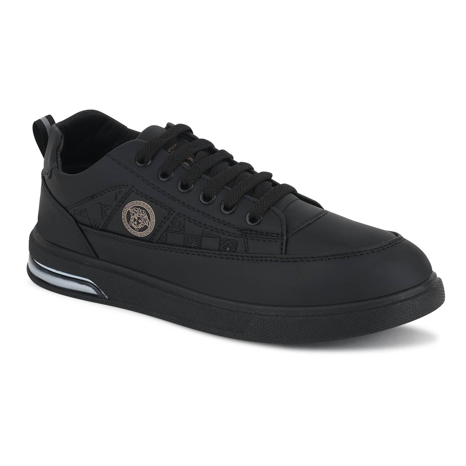 Jootiyapa Midnight Dash: Trendy Sneakers Black Men's Lifestyle Shoes Jootiyapa Midnight Dash: Trendy Sneakers Black Men's Lifestyle Shoes