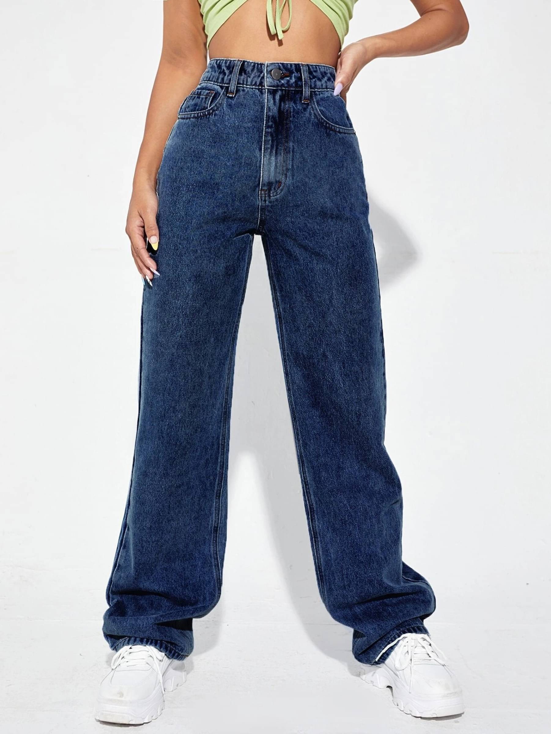     			Kashian - Dark Blue Denim Boyfriend Fit Women's Jeans ( Pack of 1 )