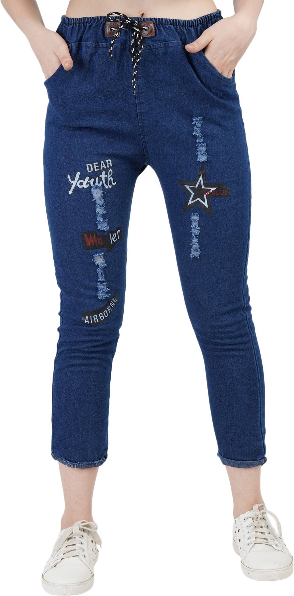     			Kashian - Dark Blue Denim Regular Fit Women's Jeans ( Pack of 1 )