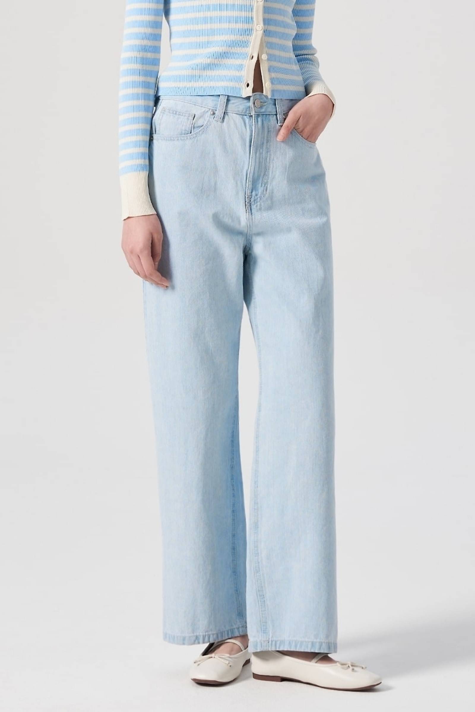     			Kashian - Light Blue Denim Boyfriend Fit Women's Jeans ( Pack of 1 )
