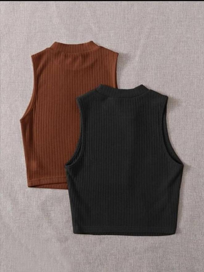 Kashian Women's Cotton Blend Regular Top ( Brown )     			Kashian Women's Cotton Blend Regular Top ( Brown )