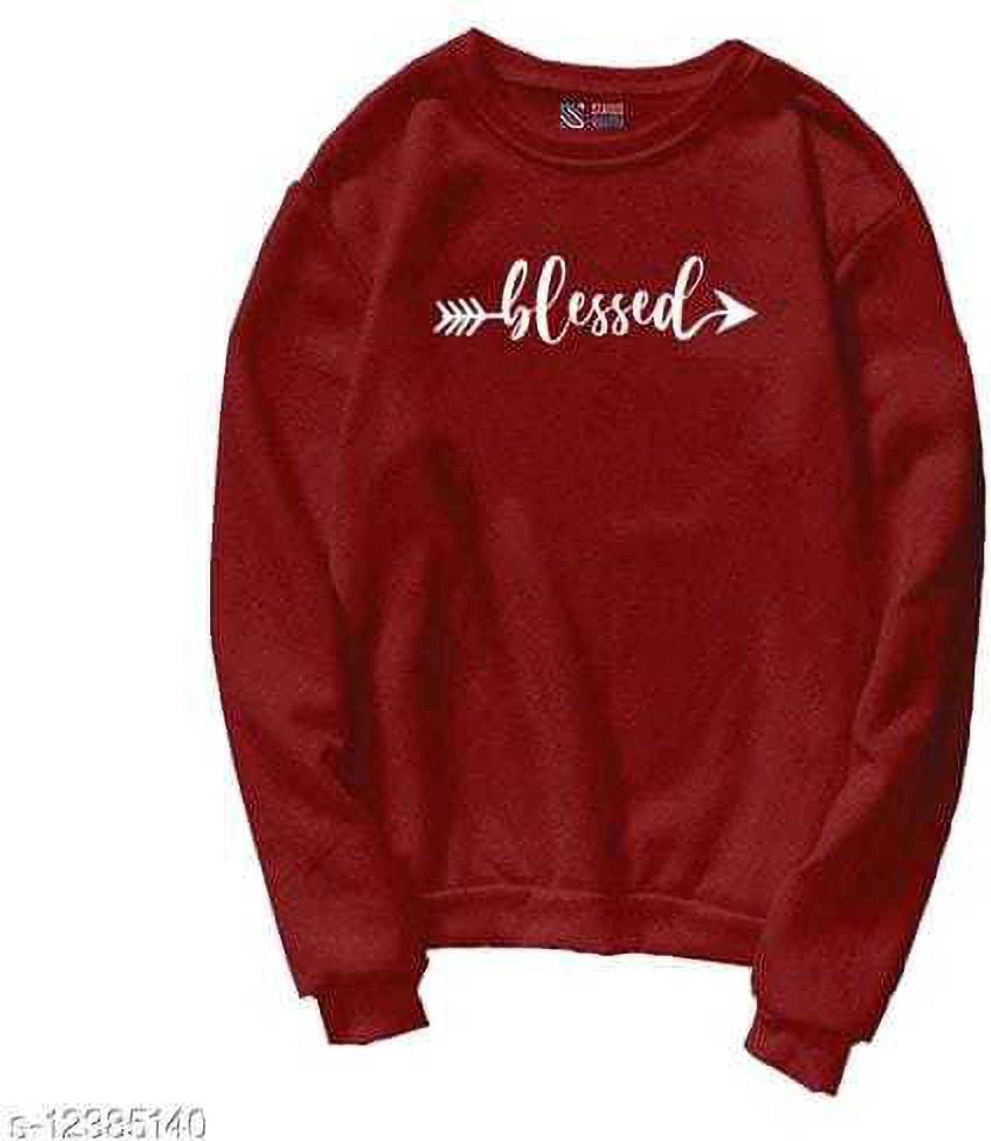 Kashian Women Cotton Blend Printed Regular Fit Round Neck T-Shirt ( Maroon ) Kashian Women Cotton Blend Printed Regular Fit Round Neck T-Shirt ( Maroon )