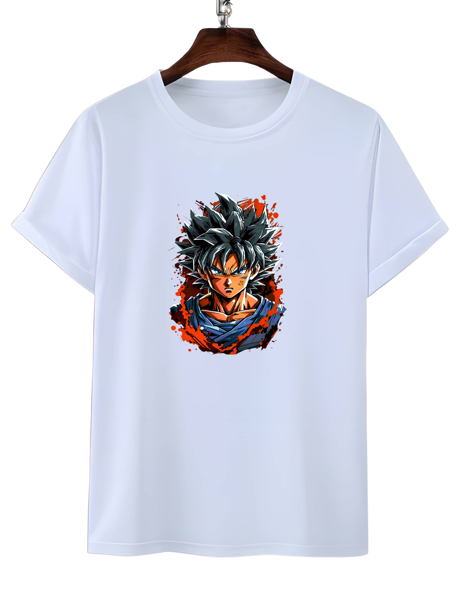 LUXELOOT Polyester Regular Fit Printed Half Sleeves Men's Round T-Shirt - White ( Pack of 1 ) LUXELOOT Polyester Regular Fit Printed Half Sleeves Men's Round T-Shirt - White ( Pack of 1 )
