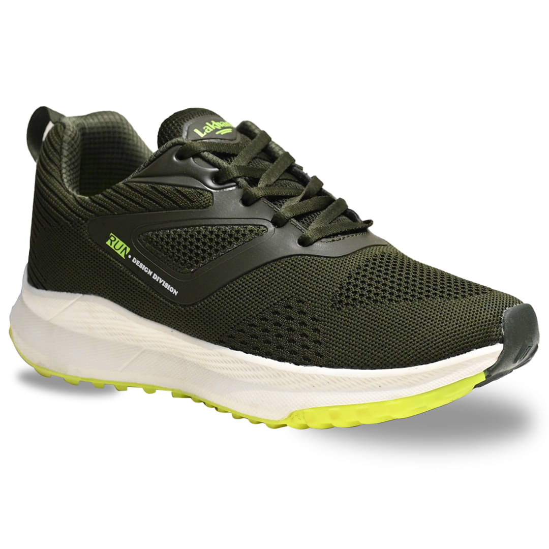 Lakhani Aashirwad 1302 Green Men's Sports Running Shoes     			Lakhani Aashirwad 1302 Green Men's Sports Running Shoes