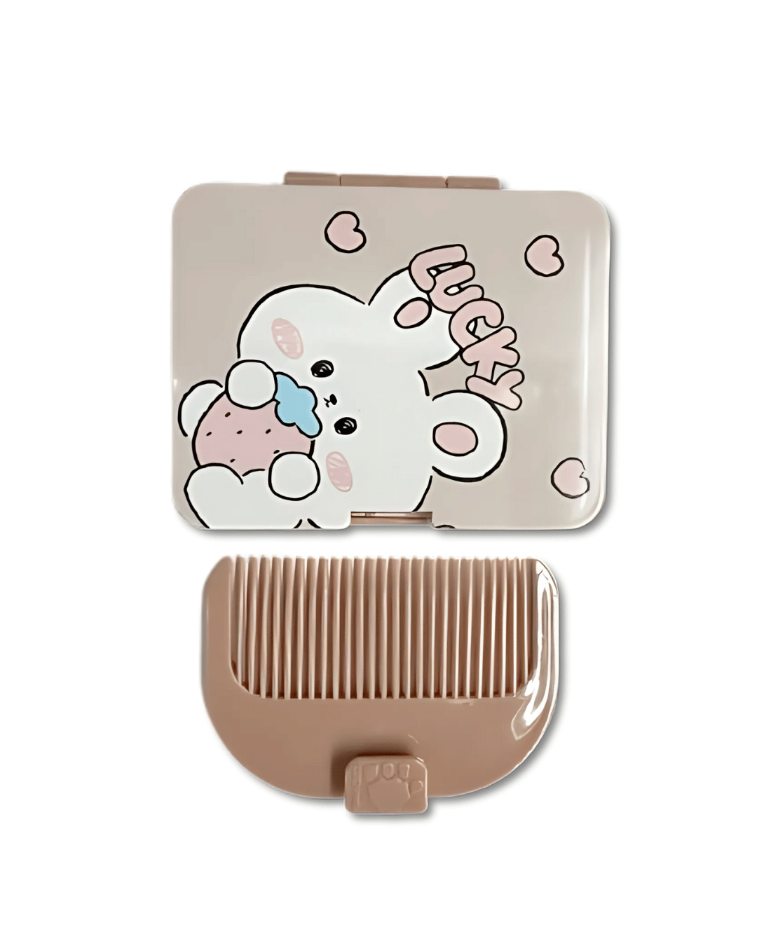     			Lenon One Side Square Compact Mirror
