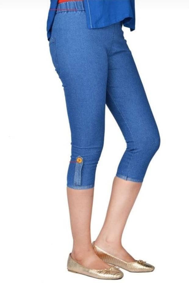     			OuterWear - Denim Regular Fit Light Blue Women's Jeggings ( Pack of 1 )