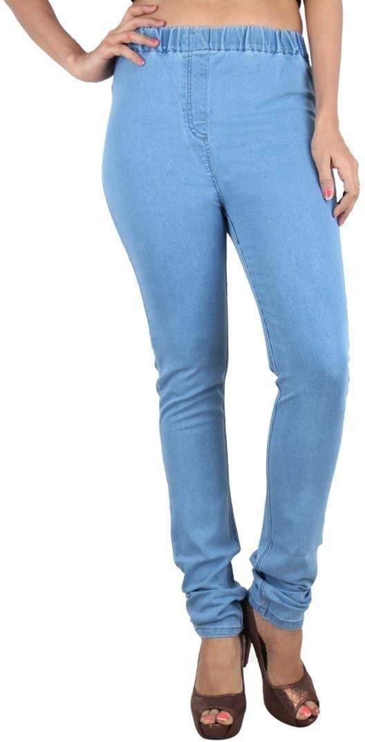     			OuterWear - Denim Regular Fit Light Blue Women's Jeggings ( Pack of 1 )