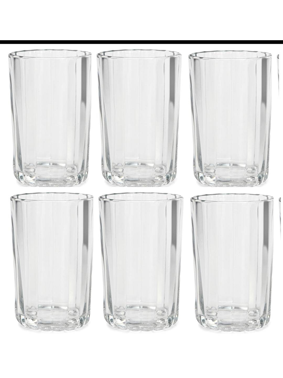     			Somil Party Glass Glass Plain Juice Glass 150 ml ( Pack of 6 ) Transparent