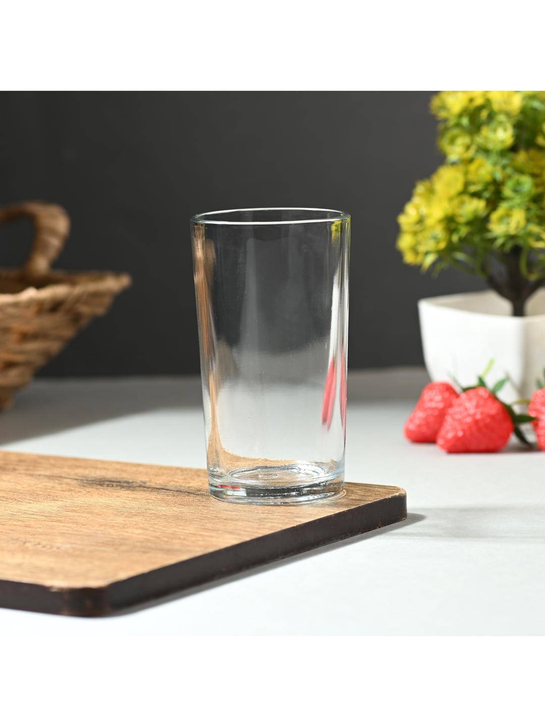     			Somil Party Glass Glass Plain Juice Glass 200 ml ( Pack of 1 ) Transparent