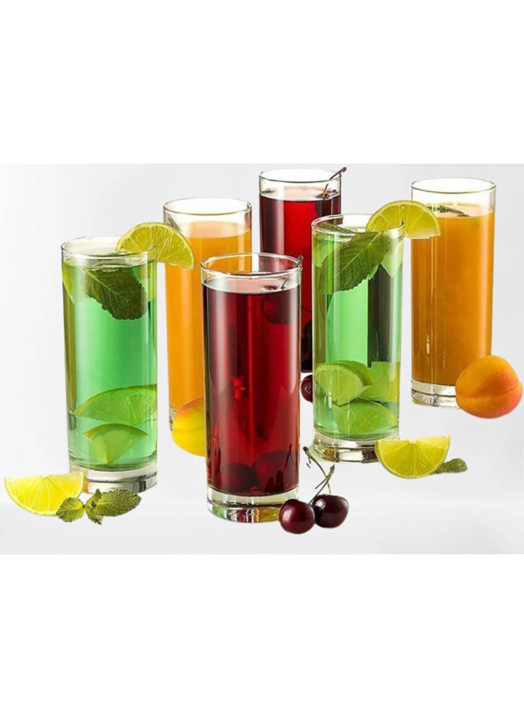     			Somil Party Glass Glass Plain Water Glass 300 ml ( Pack of 6 ) Transparent