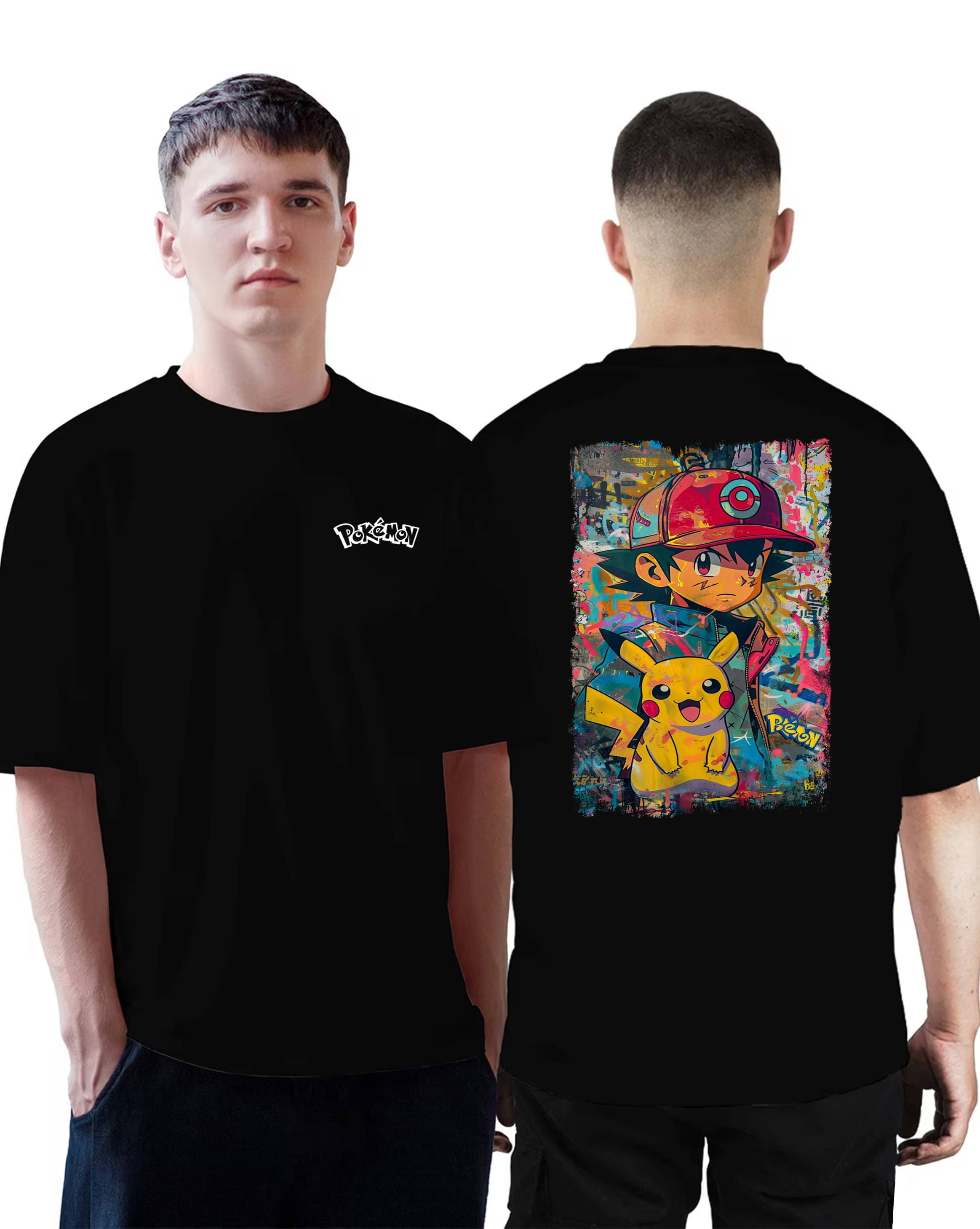     			VEE SAA Cotton Regular Fit Printed Half Sleeves Men's Round T-Shirt - Black ( Pack of 1 )