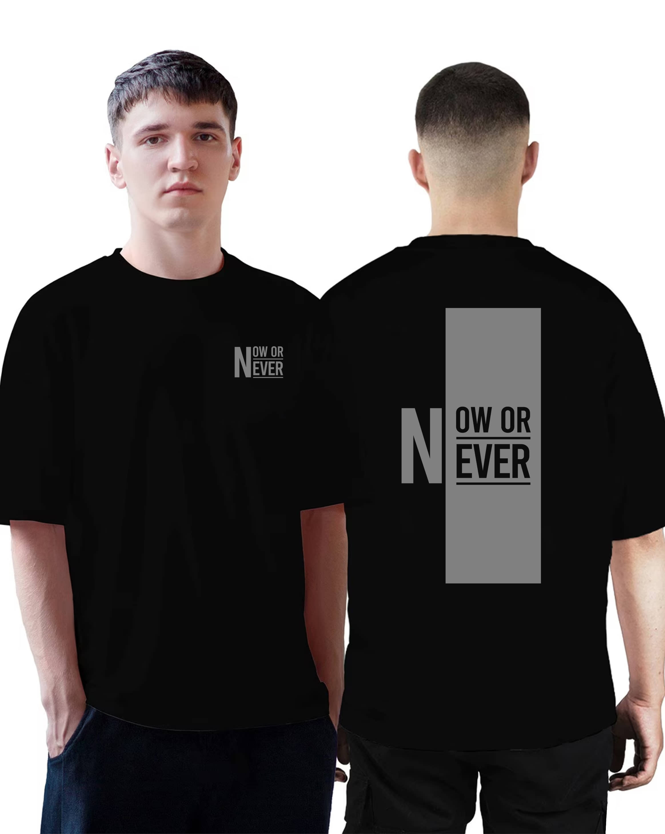 VEE SAA Cotton Regular Fit Printed Half Sleeves Men's Round T-Shirt - Black ( Pack of 1 )