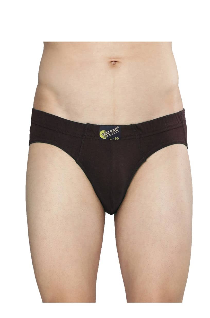 VEE SAA Pack of 1 Cotton Briefs For Men's ( Multicolor )