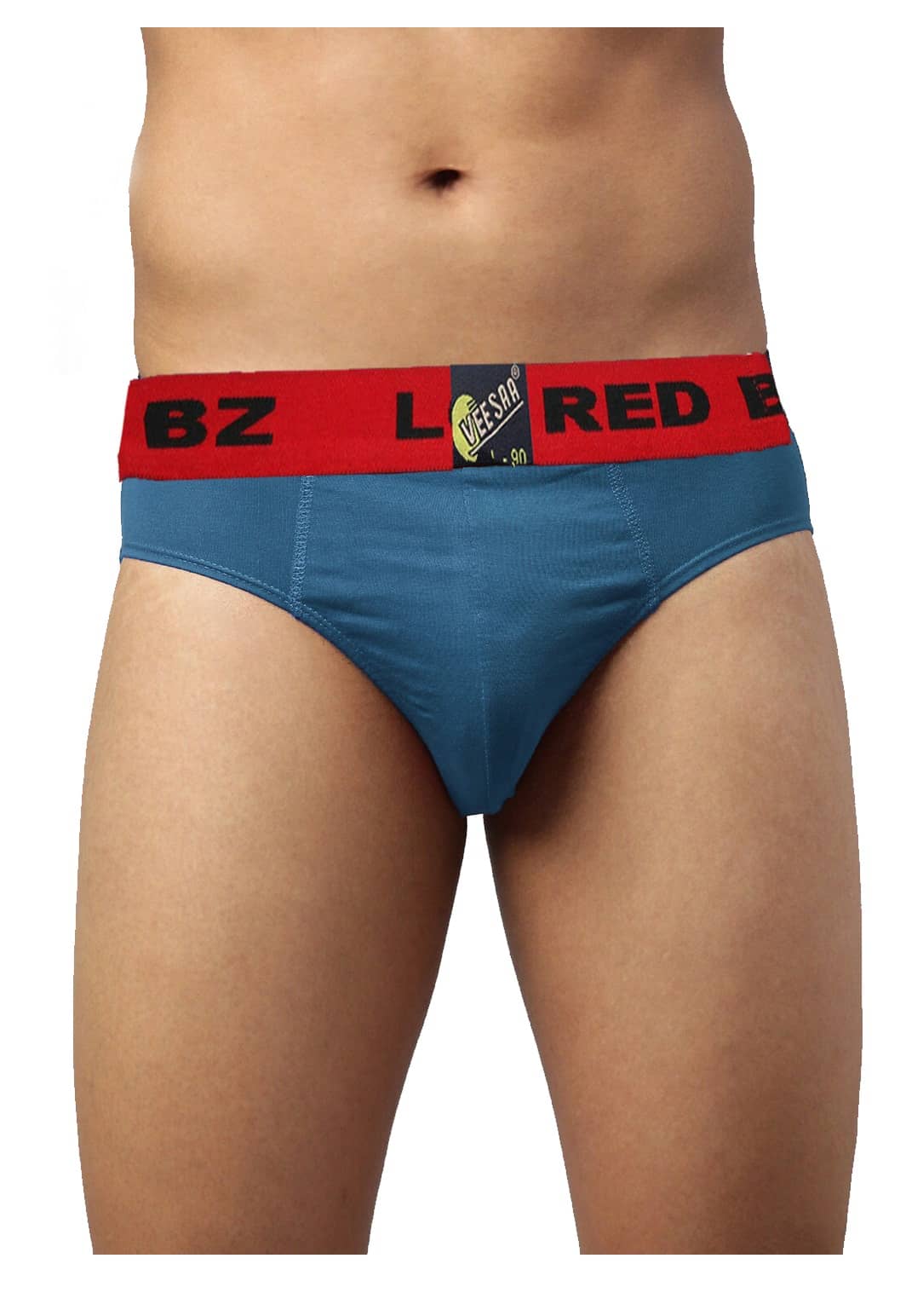 VEE SAA Pack of 1 Cotton Briefs For Men's ( Multicolor )