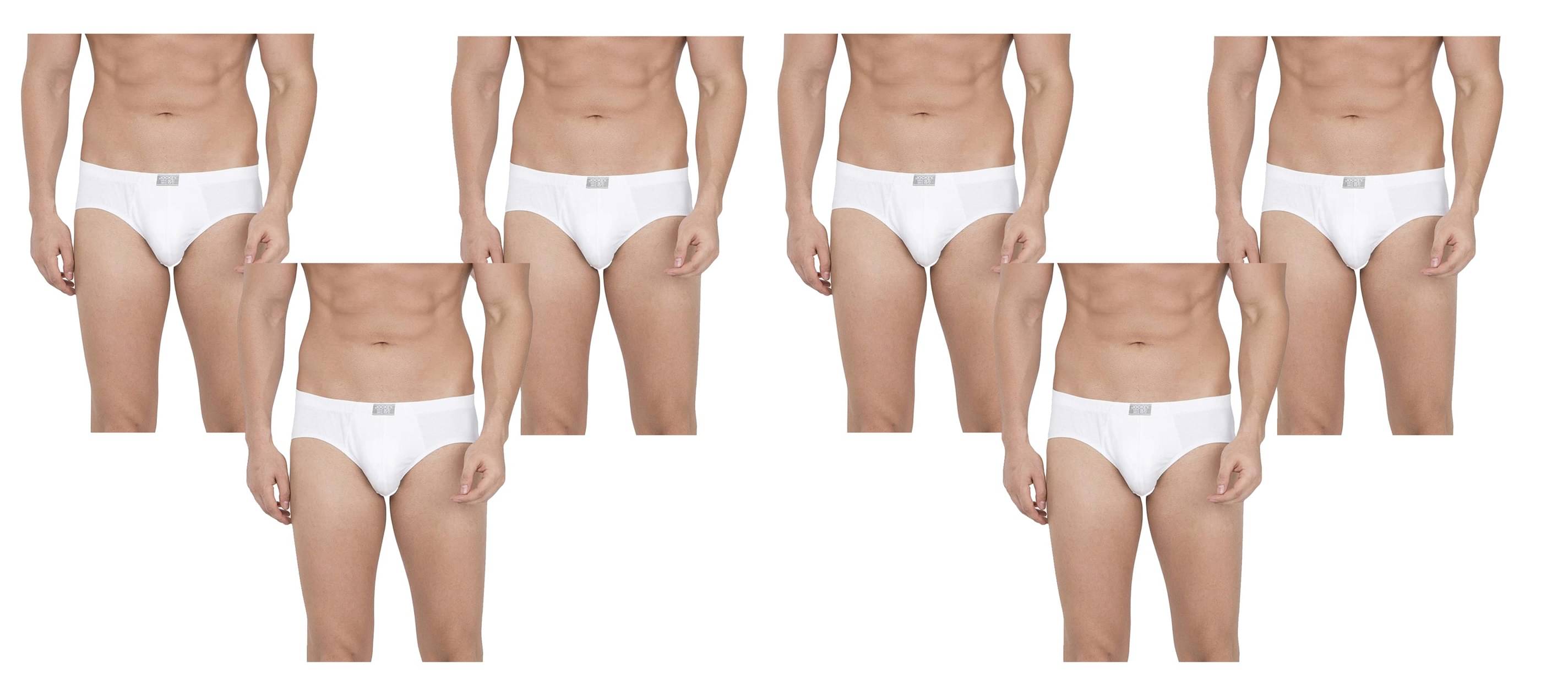     			VEE SAA Pack of 6 Cotton Briefs For Men's ( White )