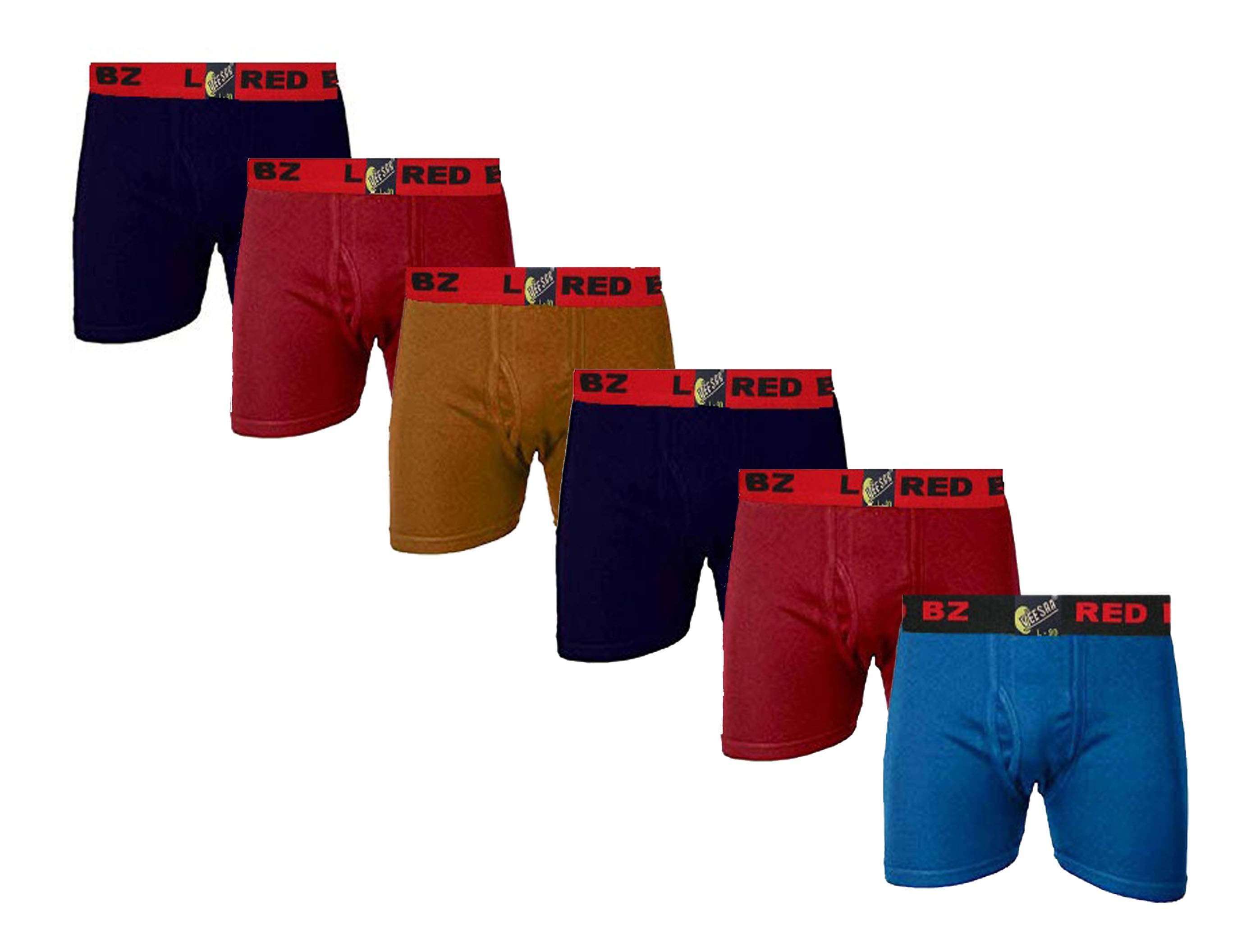 VEE SAA Pack of 6 Cotton Trunks For Men's ( Multicolor ) VEE SAA Pack of 6 Cotton Trunks For Men's ( Multicolor )