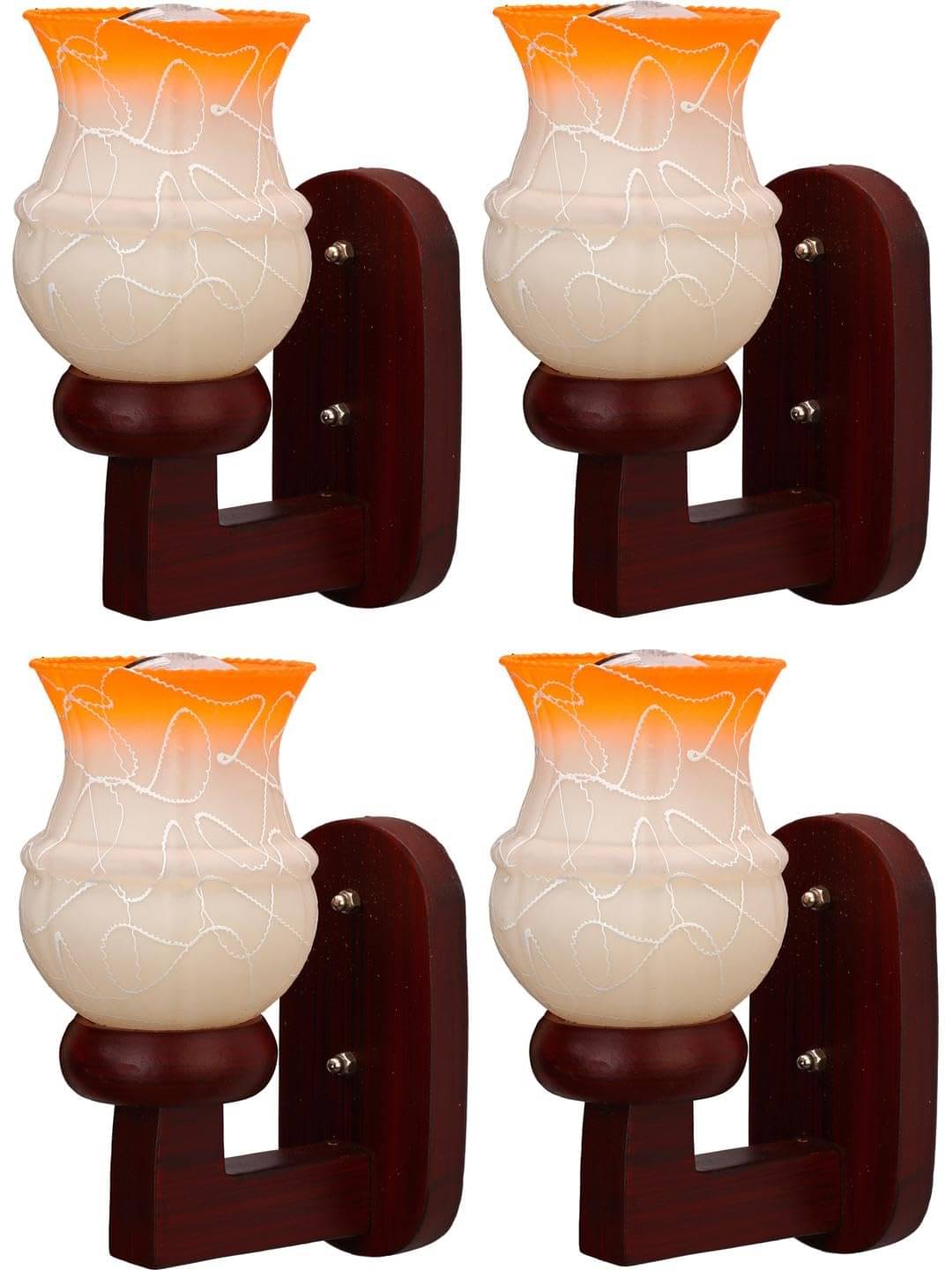     			AFAST Multicolor Up Light Wall Lamp ( Pack of 4 )