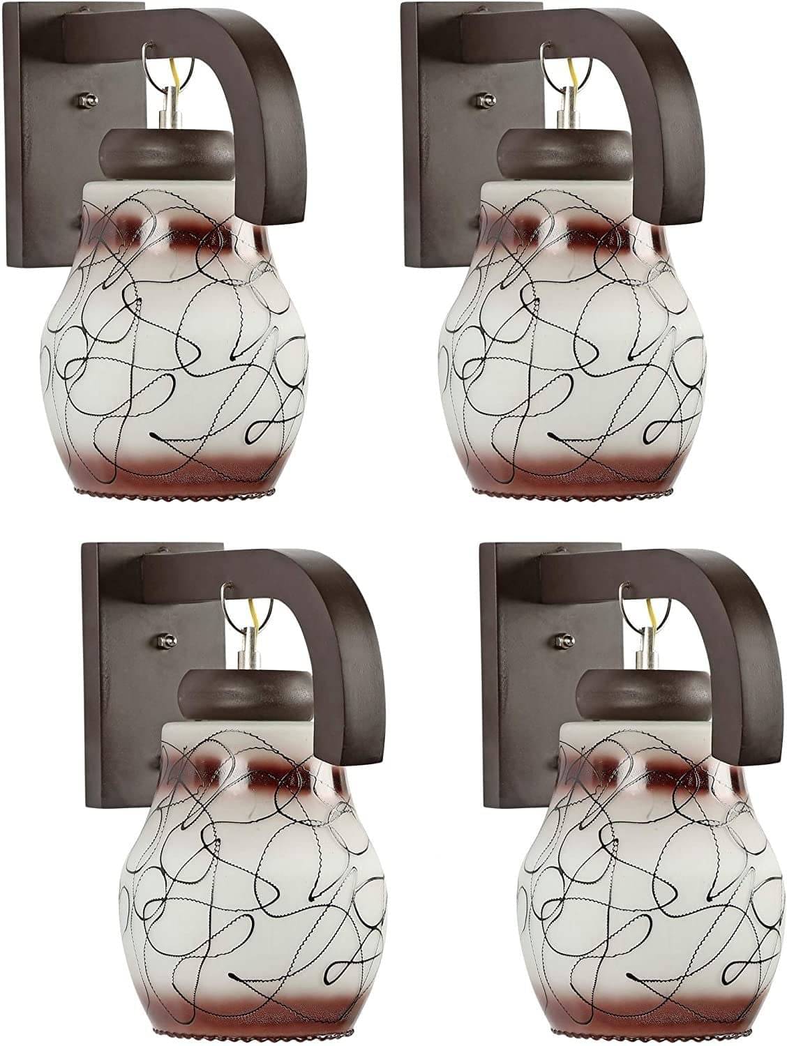     			AFAST Multicolor Up Light Wall Lamp ( Pack of 4 )