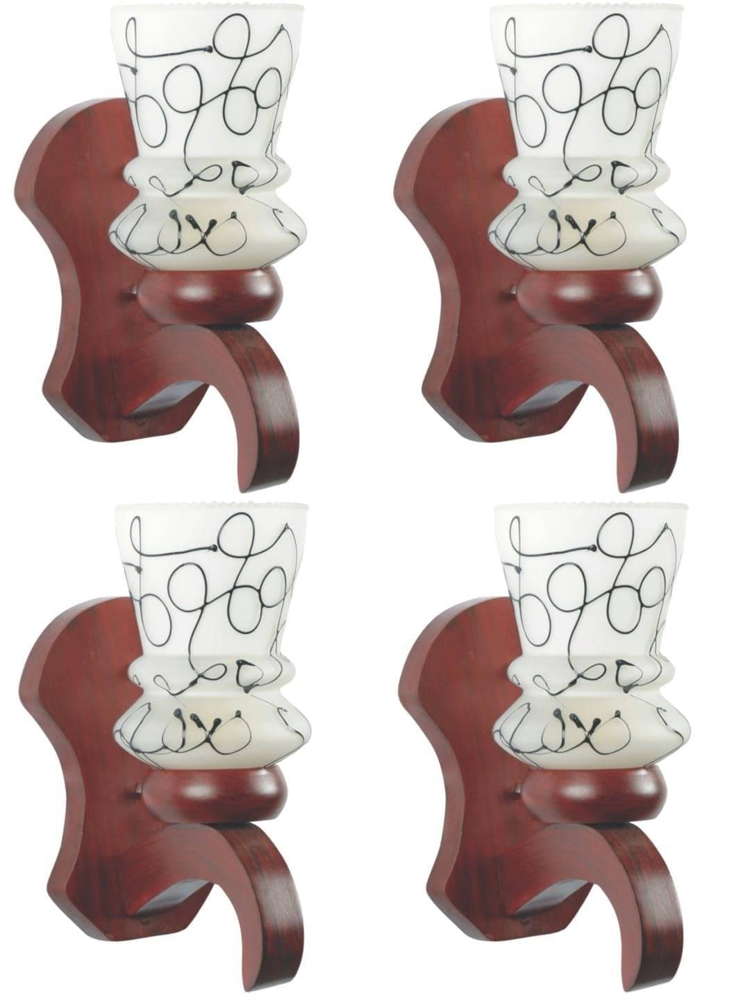     			AFAST Multicolor Up Light Wall Lamp ( Pack of 4 )