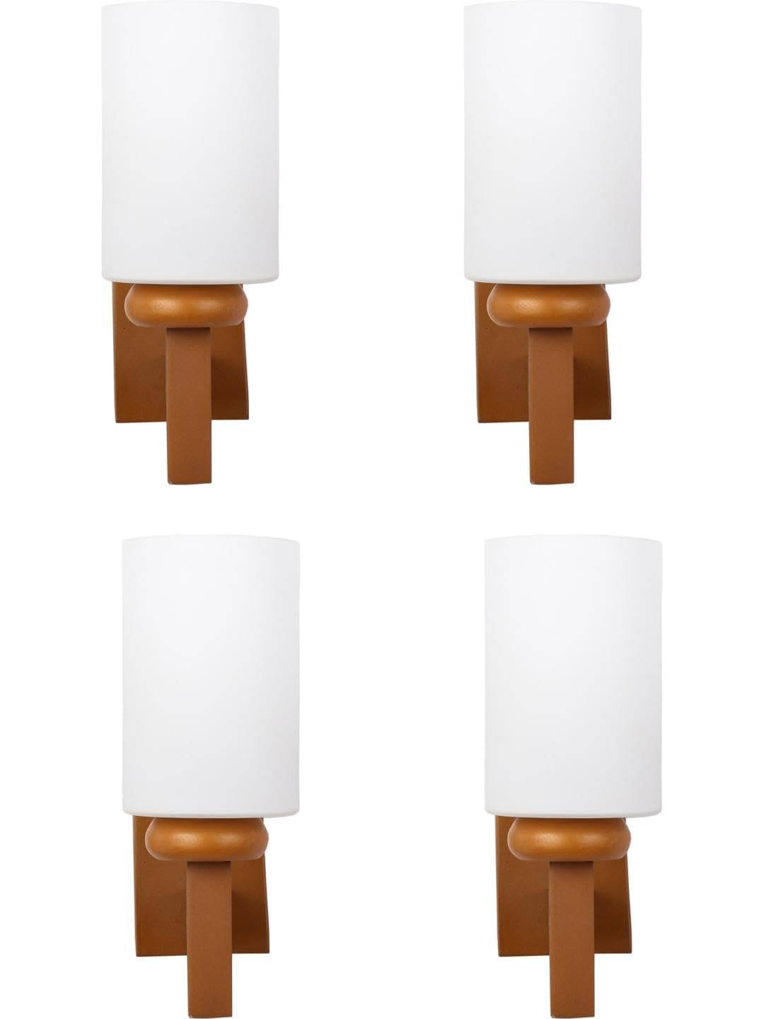     			AFAST White Up Light Wall Lamp ( Pack of 4 )
