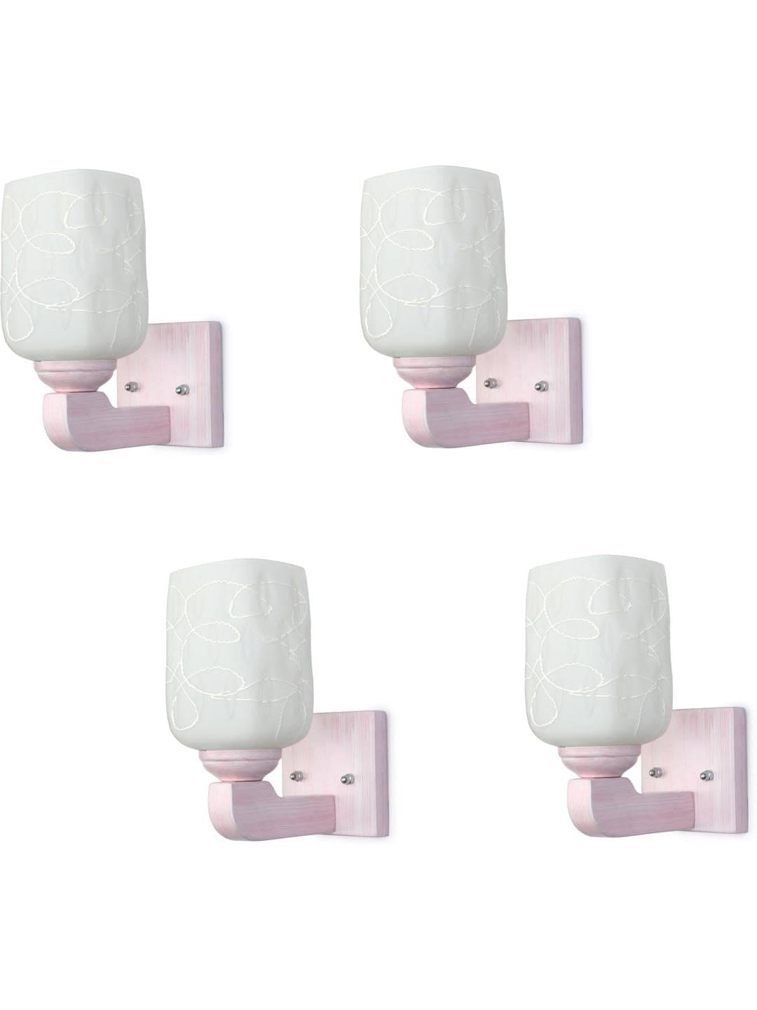     			AFAST White Up Light Wall Lamp ( Pack of 4 )
