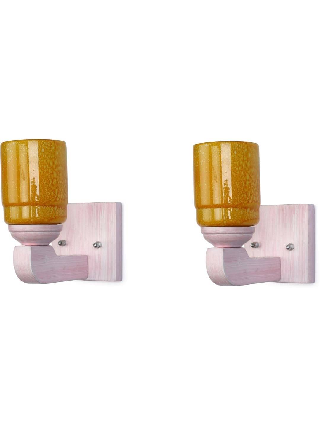 AFAST Yellow Up Light Wall Lamp ( Pack of 2 ) AFAST Yellow Up Light Wall Lamp ( Pack of 2 )