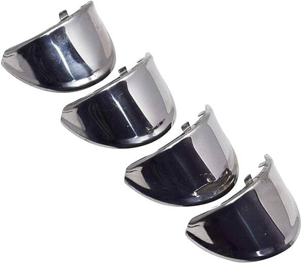     			Golden Fox 02 Attractive Indicator Shades for Bullet, Classic, Electra and Standard 350/500 Bike Headlight Grill (Steel)