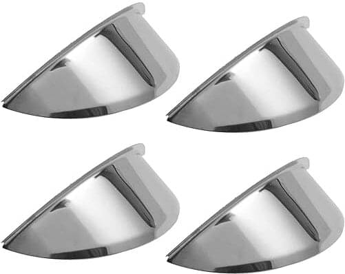     			Golden Fox 04 Attractive Indicator Shades for Bullet, Classic, Electra and Standard 350/500 Bike Headlight Grill (Steel)