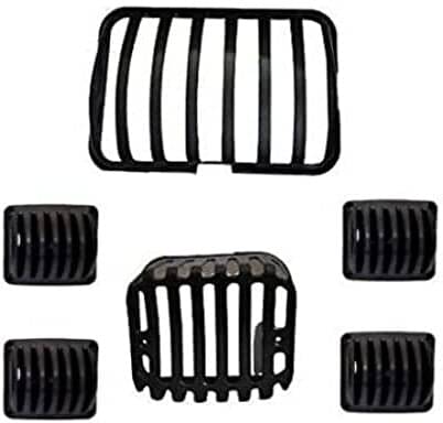     			Golden Fox G5 Headlight, Indicator Taillight for Hero Splendor Plus BS3 to BS6 All Models Bike Headlight Grill (Black)