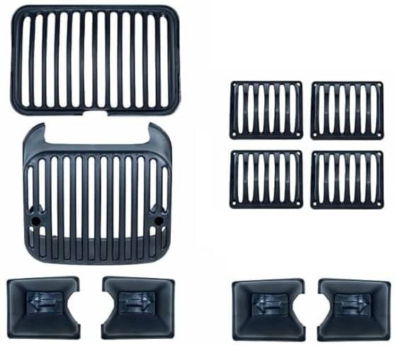     			Golden Fox G9 Headlight, Indicator Taillight for Hero Splendor Plus BS3 to BS6 All Models Bike Headlight Grill (Black)