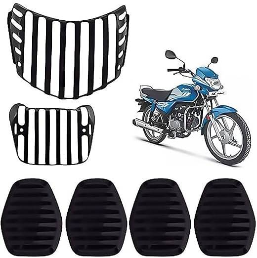     			Golden Fox GF-03 Headlight, Indicator and Full Set of Taillight, for HF Deluxe Bike Headlight Grill (Black)