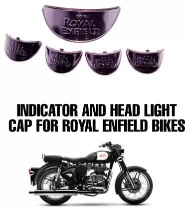     			Golden Fox INDICATOR AND HEAD LIGHT FOR CLASSIC AND STANDARD Bike Headlight Grill (Black)