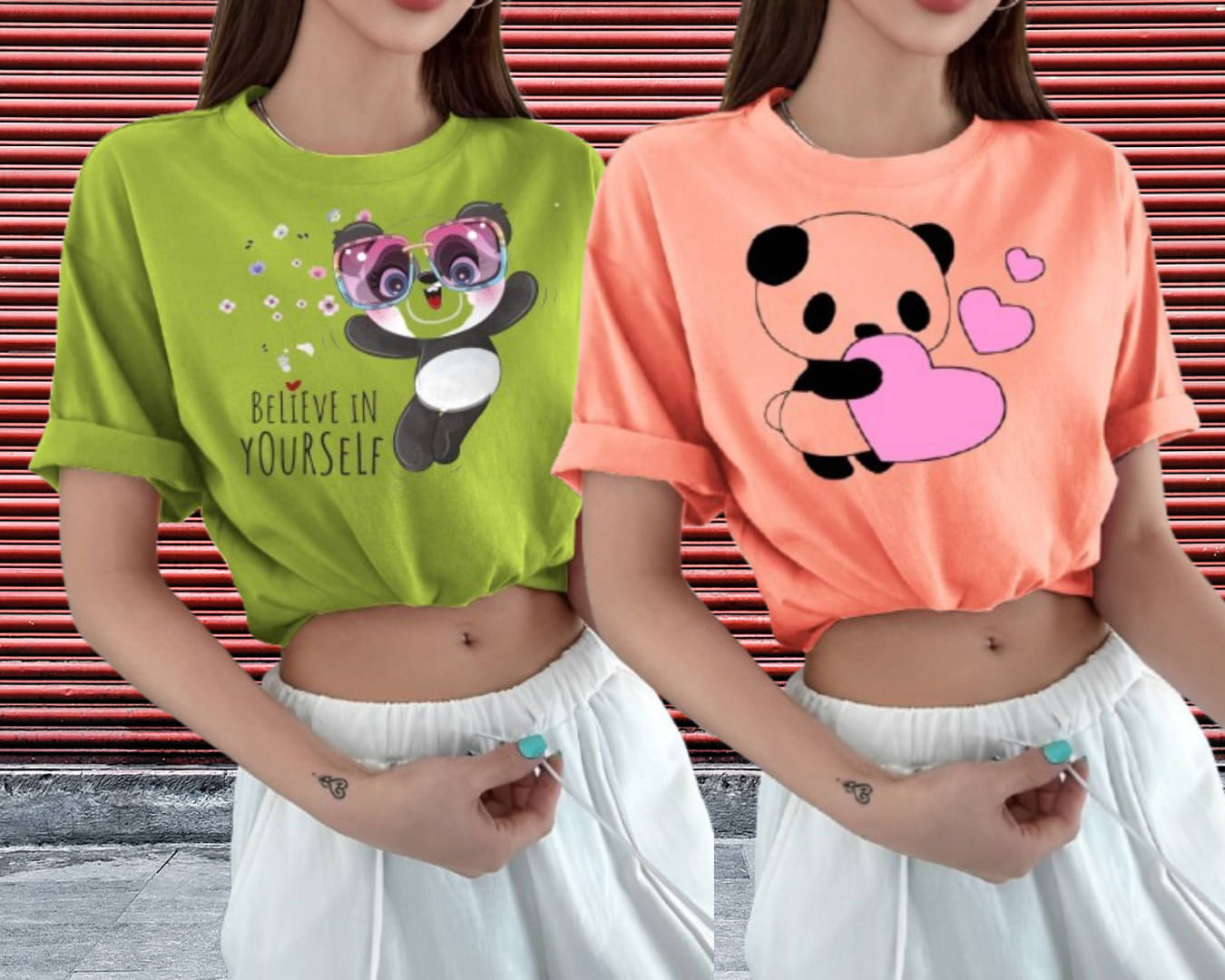     			Parona Women Polyester Printed Regular Fit Round Neck T-Shirt ( Multicolor 12 )
