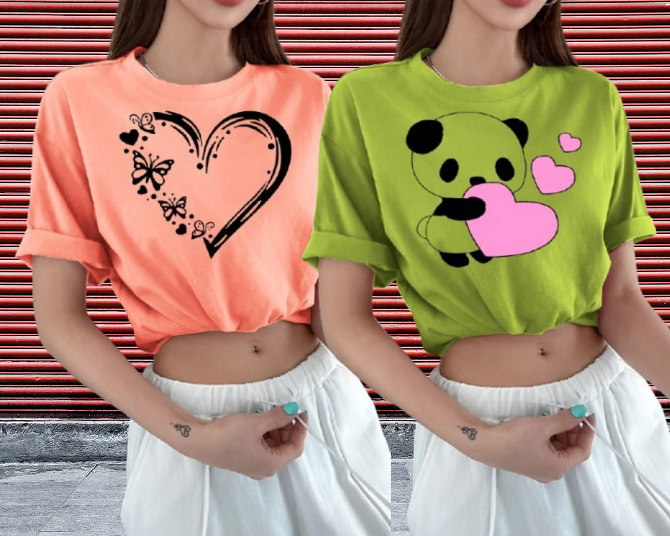     			Parona Women Polyester Printed Regular Fit Round Neck T-Shirt ( Multicolor 16 )