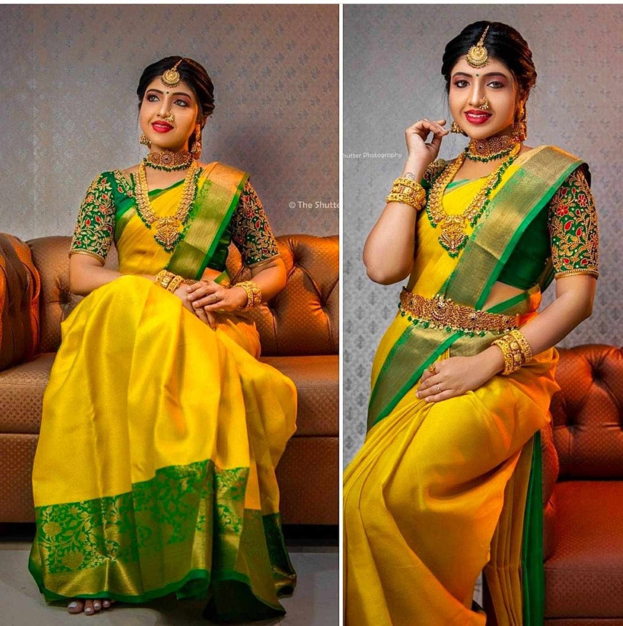 Rangtulika Ethnics Banarasi Silk Solid Saree With Unstitched Blouse Piece ( Yellow )     			Rangtulika Ethnics Banarasi Silk Solid Saree With Unstitched Blouse Piece ( Yellow )