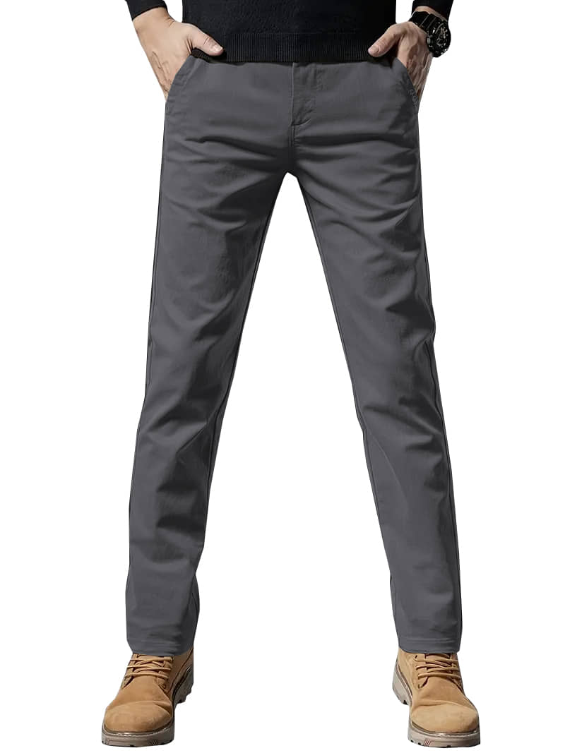 Shelony Regular Flat Men's Chinos - Black ( Pack of 1 ) - Trousers | Buy online on ZillyBuy