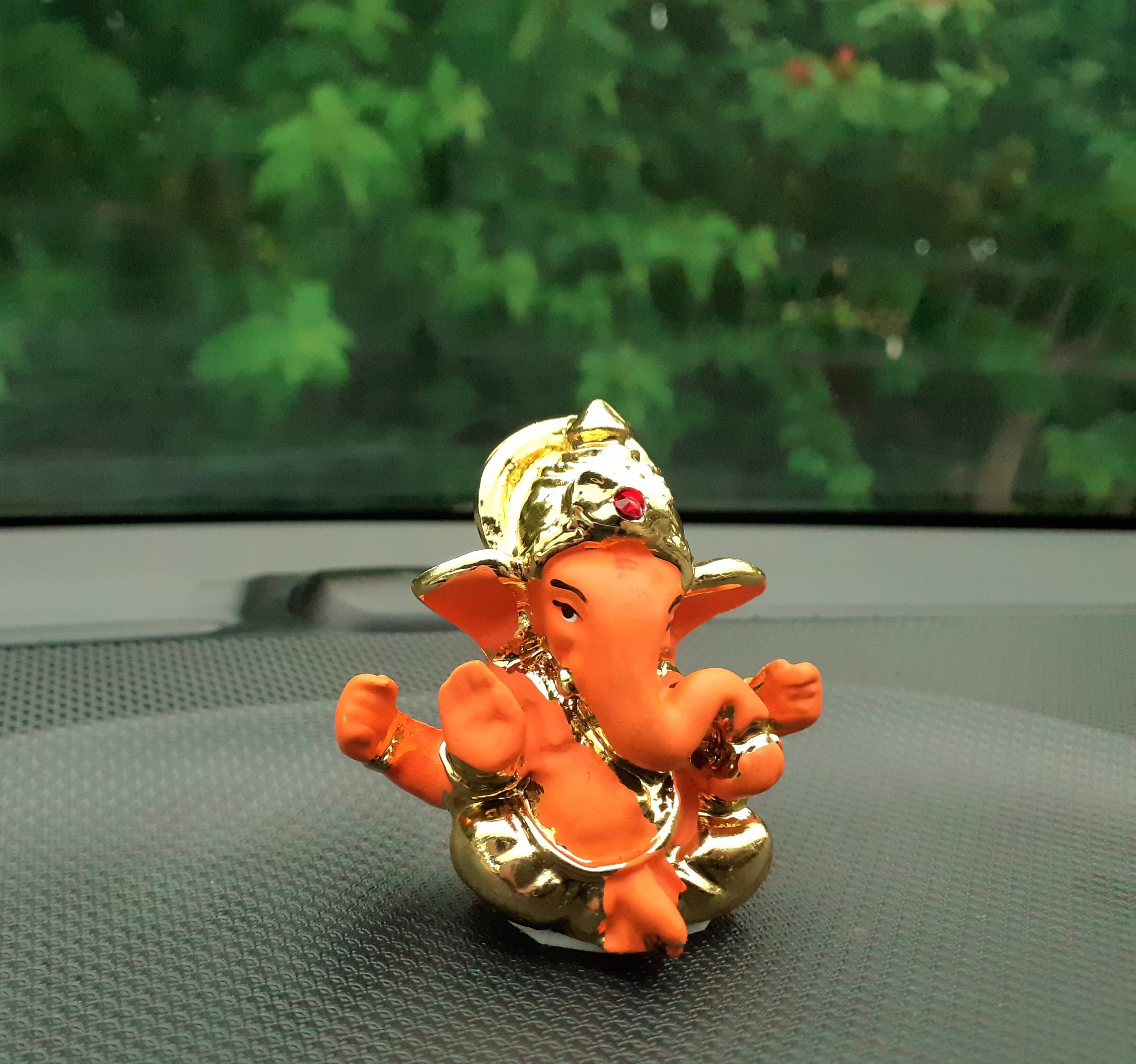 AFTERSTITCH Ganesha Idol Lord  God Statue For Car Dashboard Idol Puja and Gift Show piece  (Pack of 1)     			AFTERSTITCH Ganesha Idol Lord  God Statue For Car Dashboard Idol Puja and Gift Show piece  (Pack of 1)