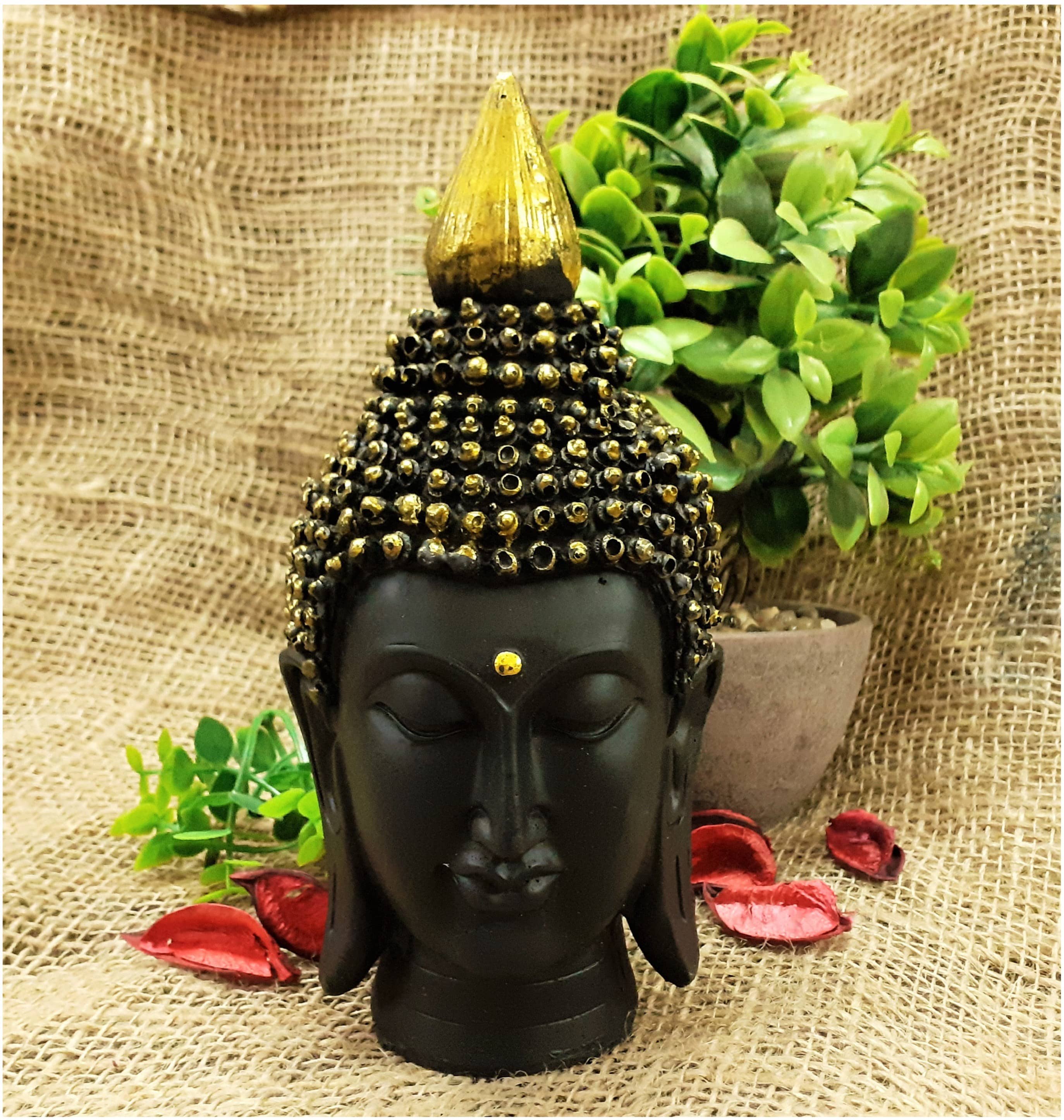 AFTERSTITCH gautam buddha Choti idol staute for home office table decor vastu  Showpiece 17 cm  (Pack of 4)