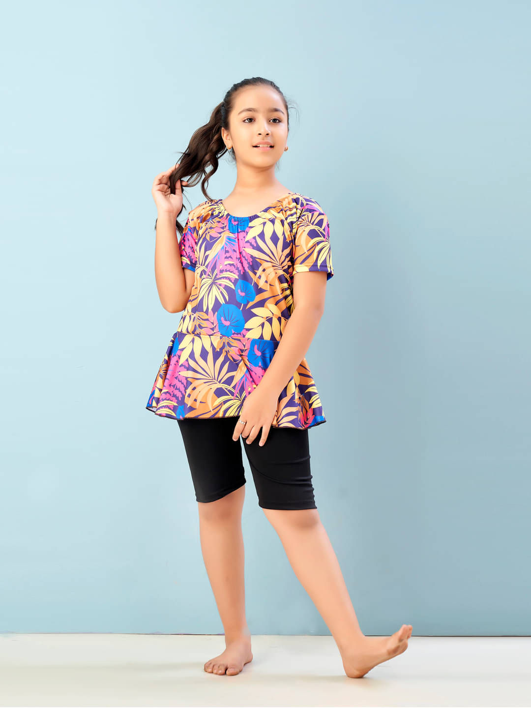     			Aarika Girls Body Suits ( Pack of 1 , Yellow )