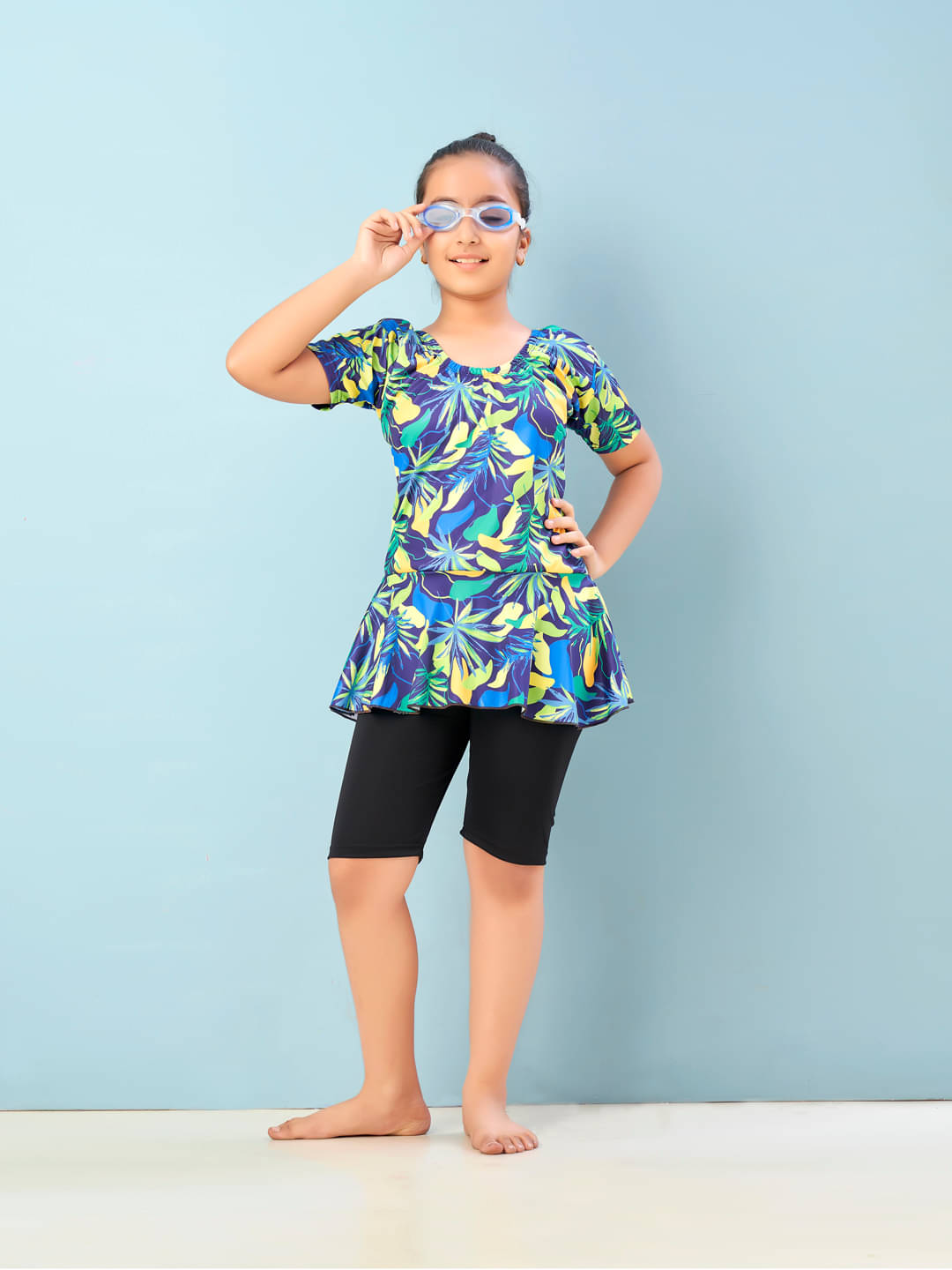     			Aarika Girls Body Suits ( Pack of 1 , Yellow )