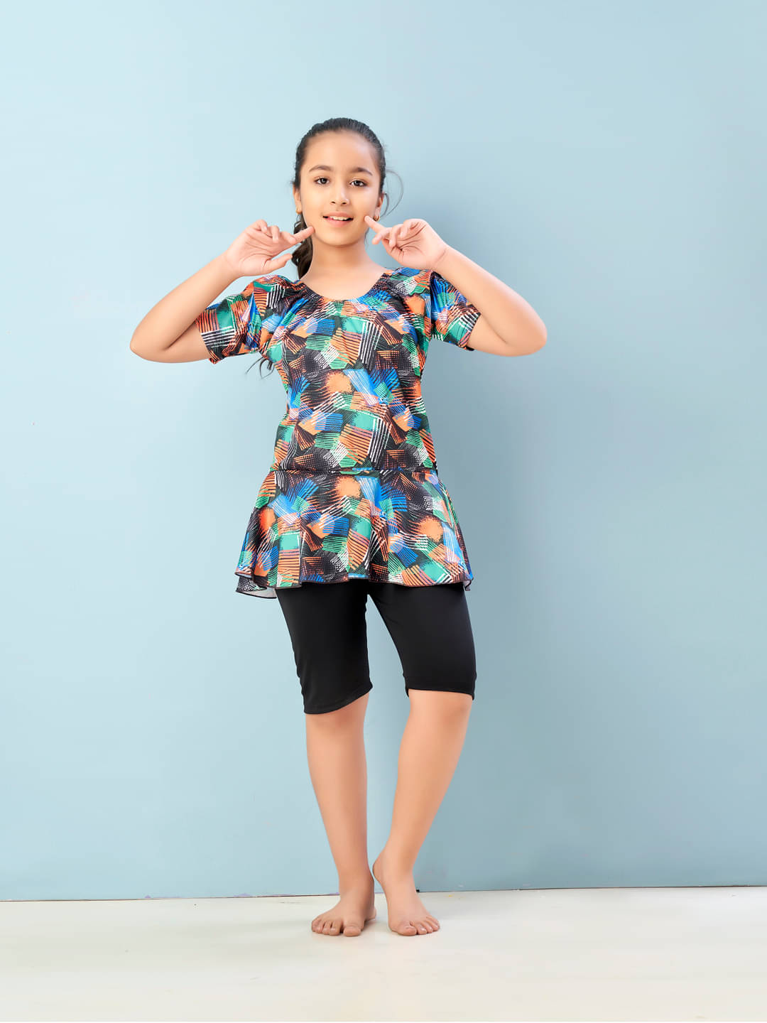     			Aarika Girls Body Suits ( Pack of 1 , Orange )