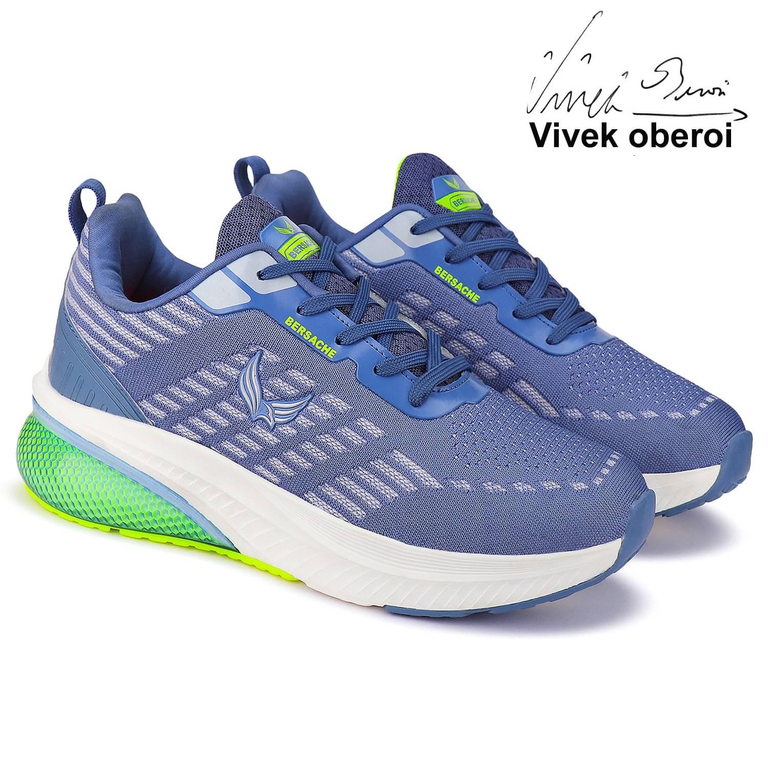     			Bersache Blue Men's Trekking Shoes