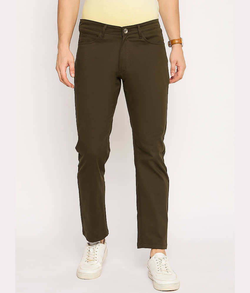 Club York Regular Flat Men's Chinos - Coffee ( Pack of 1 ) - Trousers | Buy online on ZillyBuy