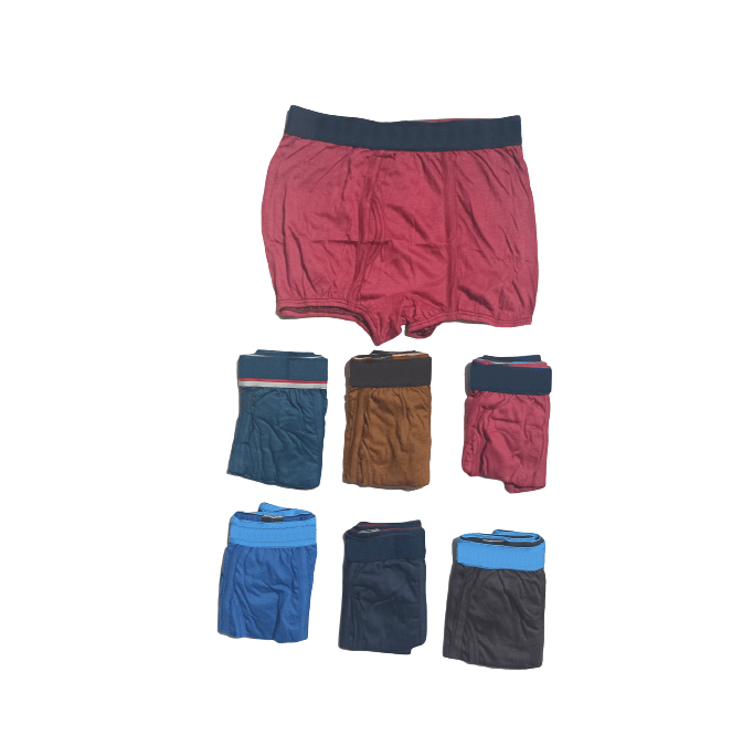 D1 DIFFERENT ONE Pack of 6 Cotton Trunks For Men's ( Multicolor )     			D1 DIFFERENT ONE Pack of 6 Cotton Trunks For Men's ( Multicolor )