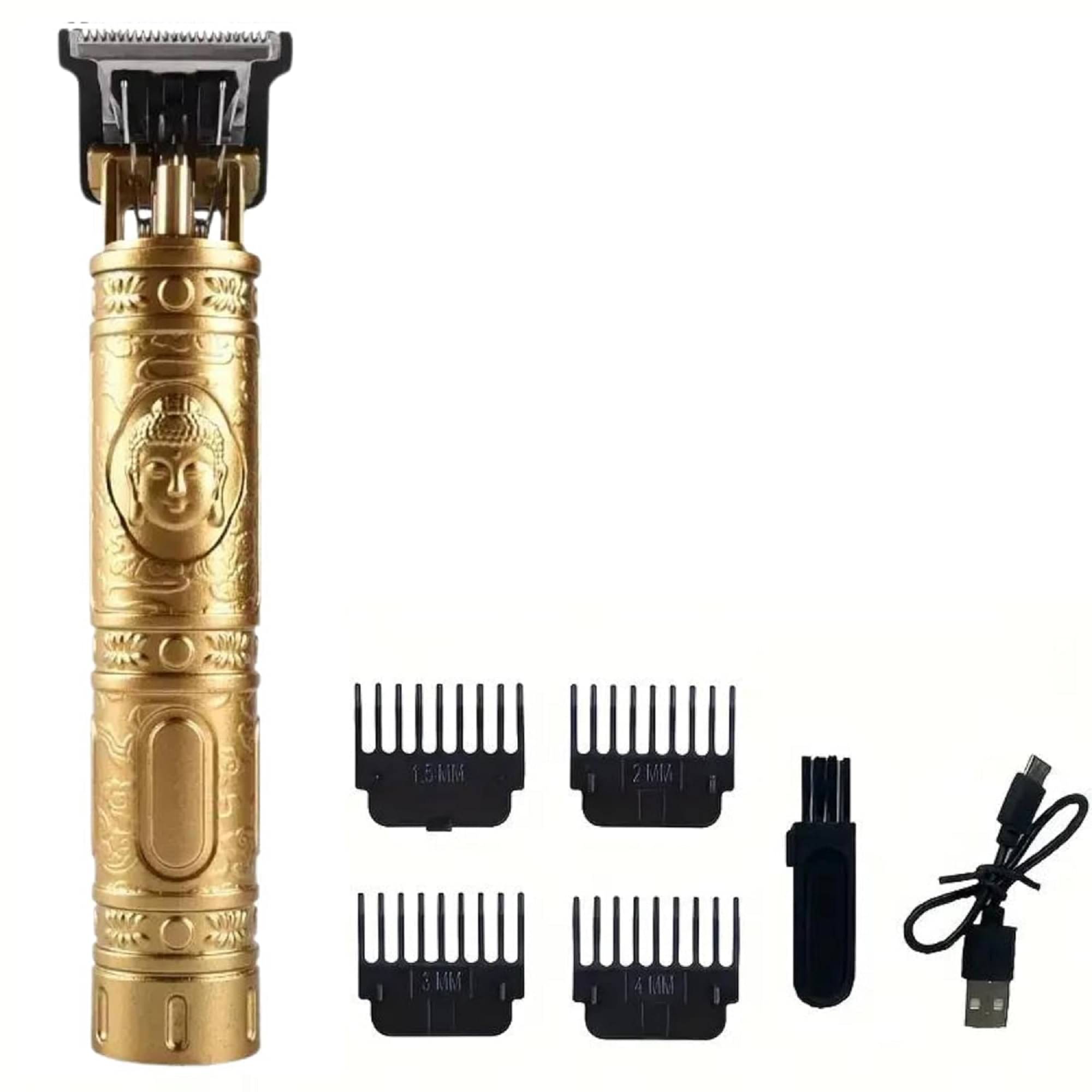    			Gjshop Buddha trimmer Gold Cordless Multigrooming Kit With 110 minutes Runtime