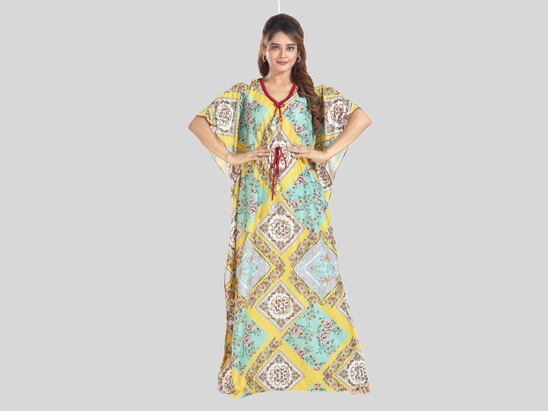     			Gutthi Multi Color Satin Women's Nightwear Nightsuit Sets ( Pack of 1 )