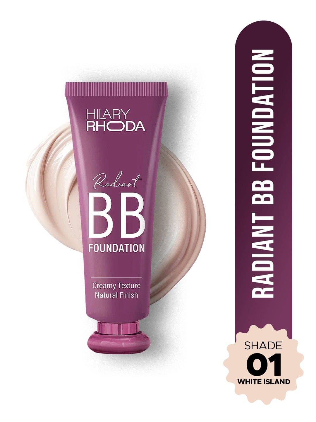     			Hilary Rhoda Dewy Liquid For All Skin Types Skin Ivory Foundation Pack of 1
