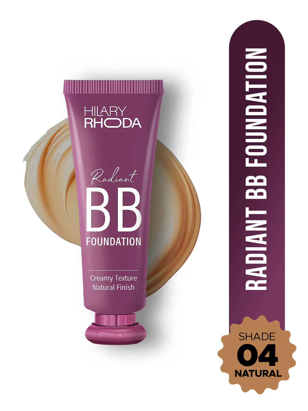     			Hilary Rhoda Dewy Liquid For All Skin Types Skin Ivory Foundation Pack of 1