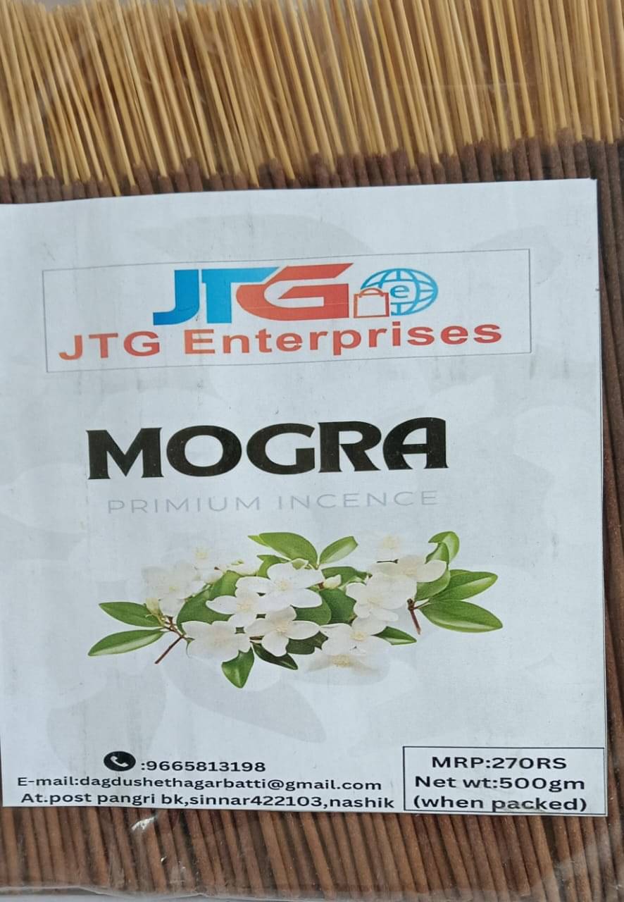     			JTG enterprises Incense Stick Mogra 500 gm ( Pack of 1 )