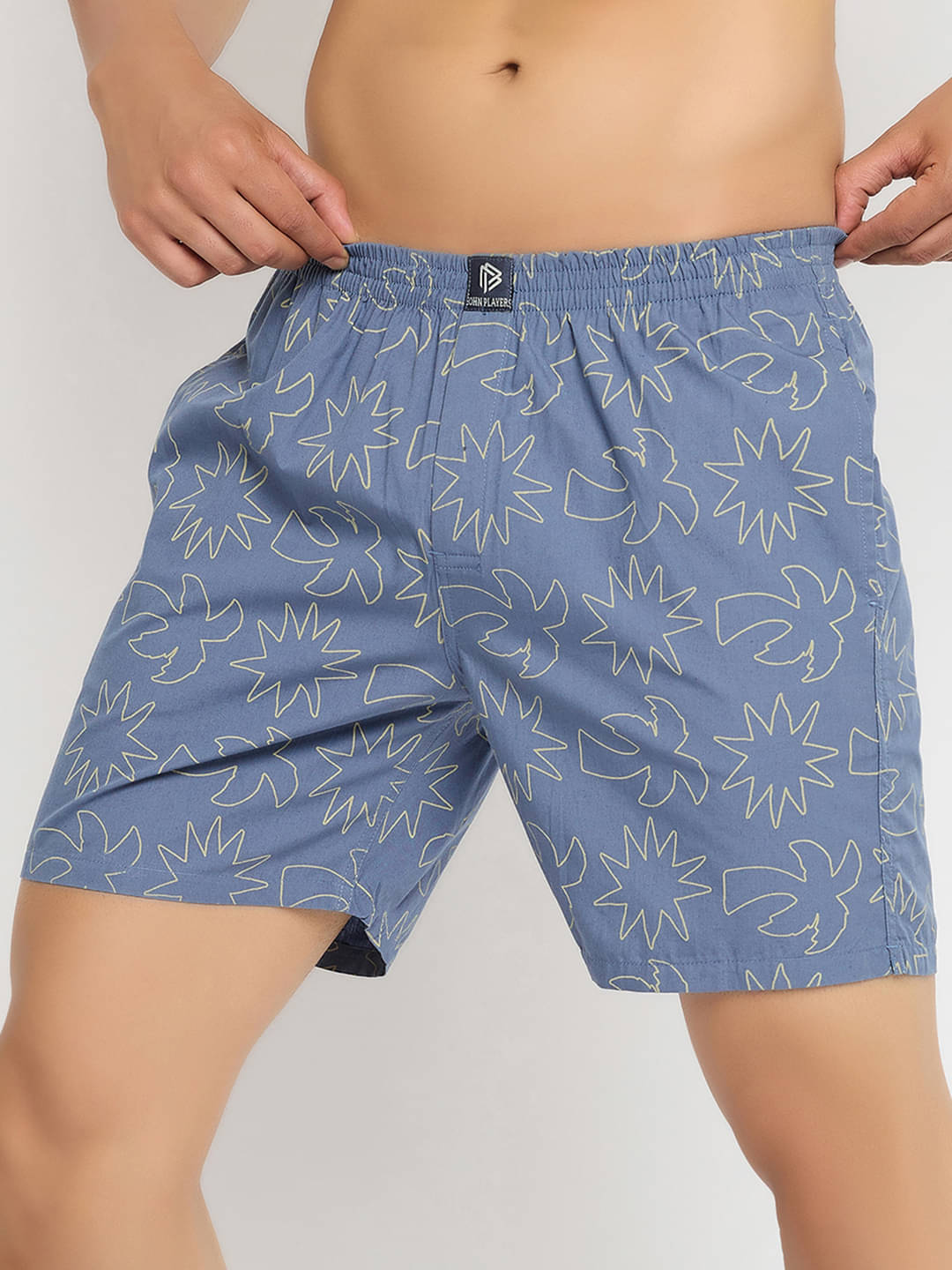 John Players Pack of 1 Cotton Boxers For Men's ( Grey ) John Players Pack of 1 Cotton Boxers For Men's ( Grey )
